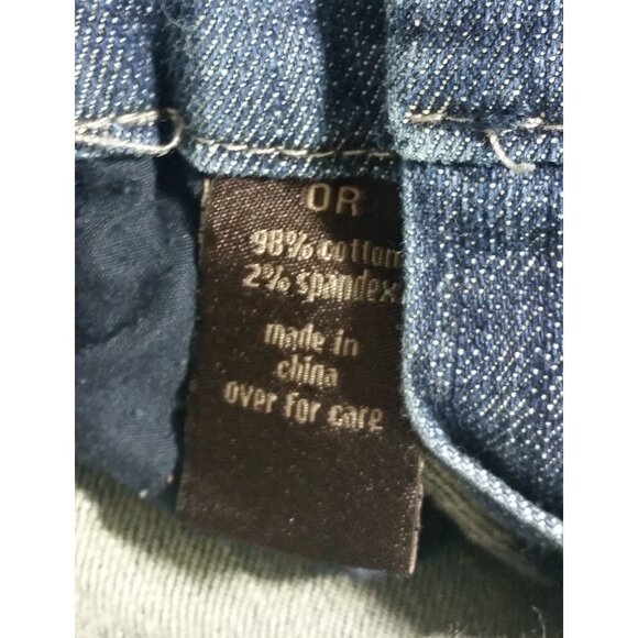 The Limited Jeans Size 0R Blue 917 Dark Wash Denim Pockets Pants Casual - Picture 4 of 4